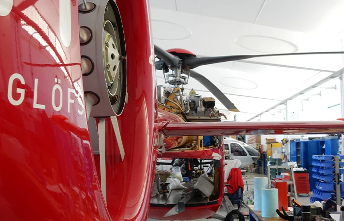 manutenzione e riparazione elicotteri