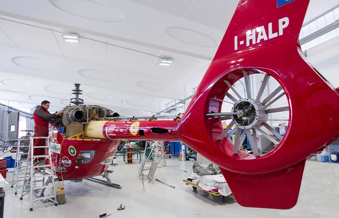 manutenzione e riparazione elicotteri